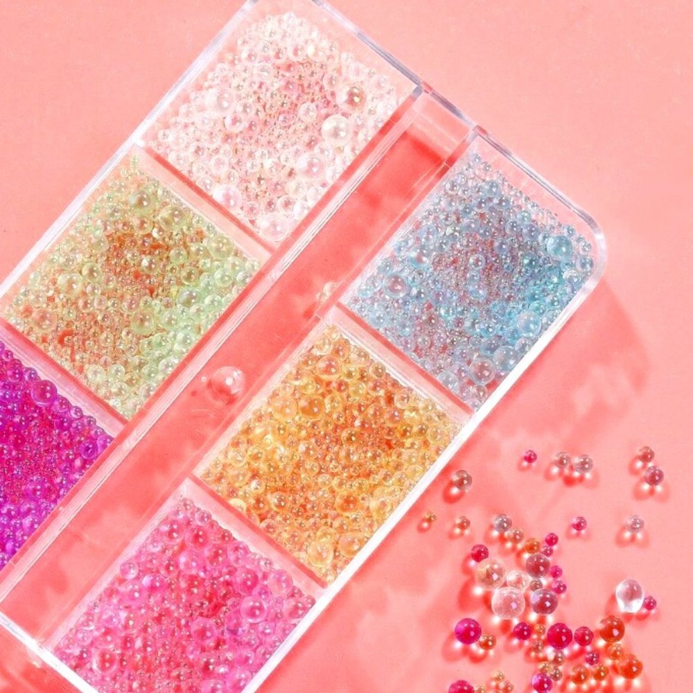 NIB 3D Bead Design Nail Art Decoration